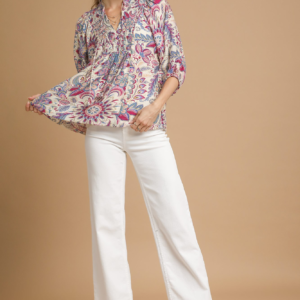 Floral Paisley Boho Top